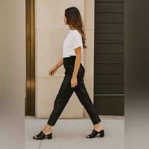 BAGATELLE | Vintage Black Authentic Leather Pants